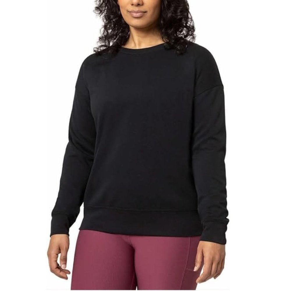 NWoT Mondetta Womens Midweight Long Sleeve Scuba Sweatshirt Size S $60 1HL247